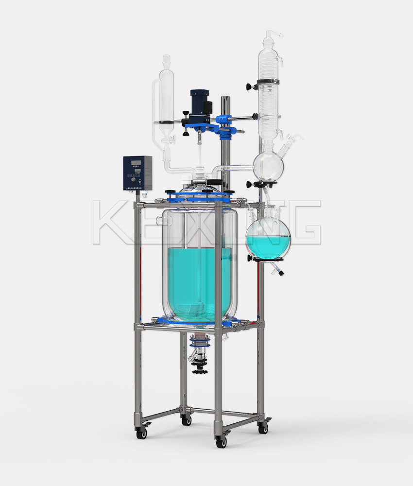 雙層玻璃反應釜 雙層玻璃反應釜
